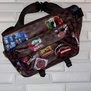 Sprayground Global Mogul Cargo Crossbody